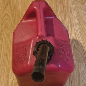 Red Fuel Container